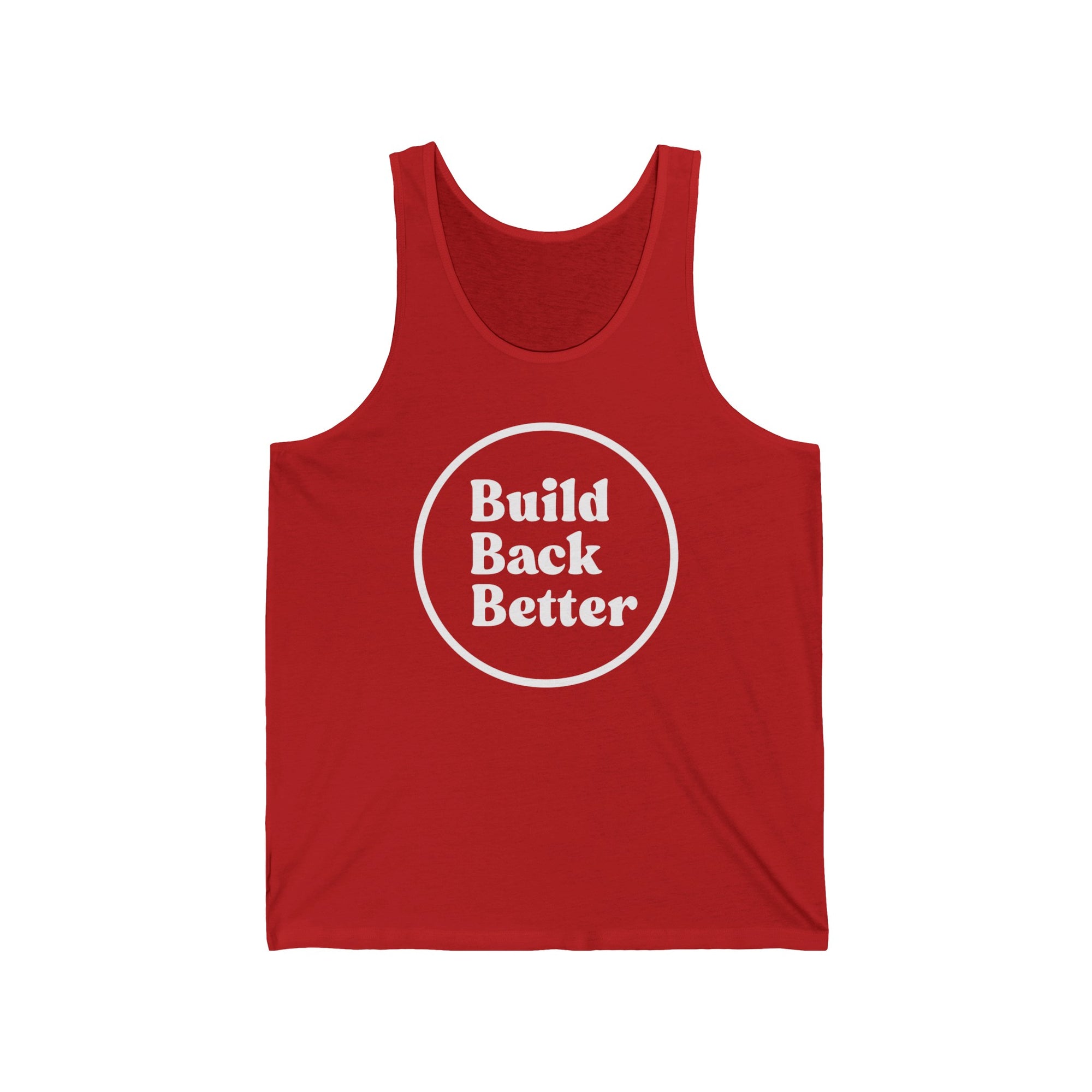 Build Back Better Jersey Tank